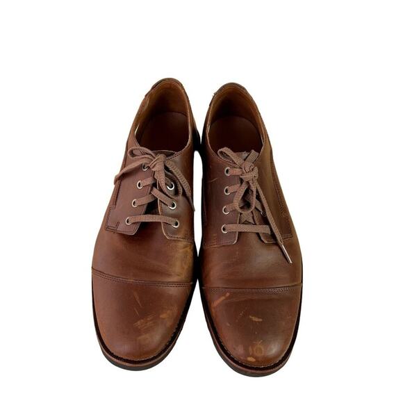 Timberland Shoes Oxford Mens 9.5 US Brown Kendrick Leather Lace Up A1NDI A3119 - Picture 2 of 11